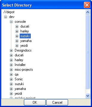 p4DeltaGui Main Window